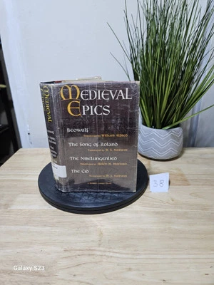 M S Merwin -  Medieval Epics Beowulf The Song of Roland 1963 Hardcover DAMAGE  - Image 1 of 4