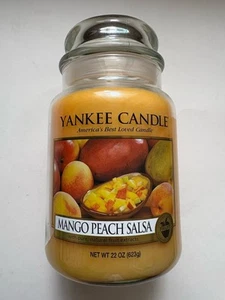 YANKEE CANDLE MANGO MELOCOTÓN SALSA TARRO GRANDE 22 OZ. RETIRADO DIFÍCIL DE ENCONTRAR - Imagen 1 de 3