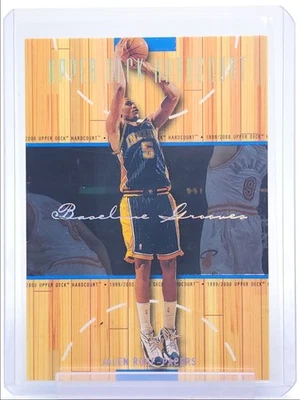 JALEN ROSE 1999-00 UPPER DECK HARDCOURT GROOVES 印度太平洋 /500 Q5969 — 第 1/2 张图片