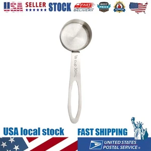 Stainless Steel Coffee Scoop 30ml 2 Tablespoon Measuring Scoops for Kitchen - Picture 1 of 24