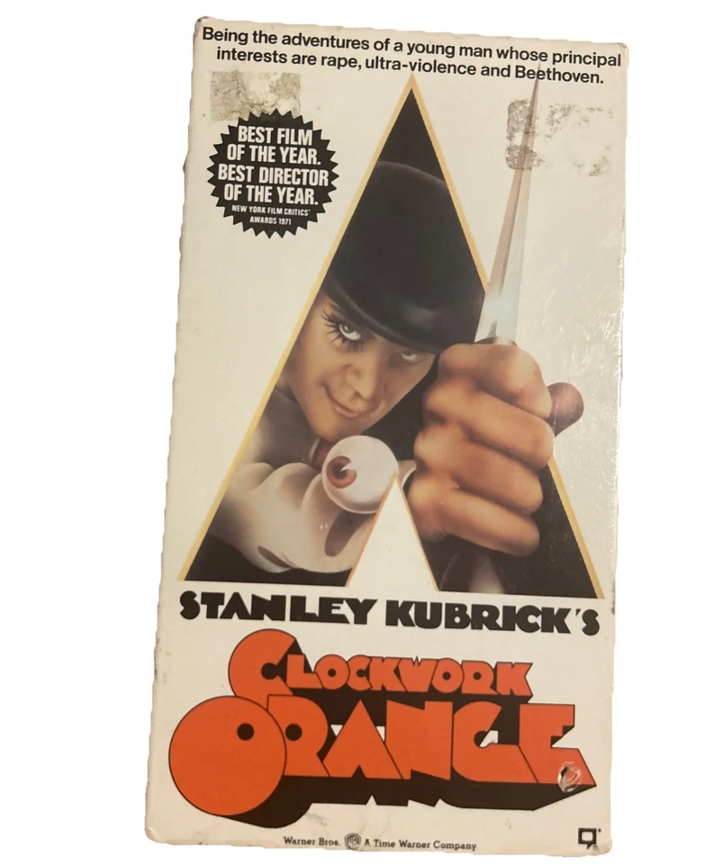 Заводной оранжевый 1980 VHS большой бокс-сет Warner домашнего видео - Изображение 1 из 4