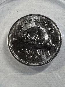 1997 Canada 5 Cents Graded MS 68 by ANACS - Picture 1 of 8