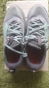 Saucony Women's Xodus Ultra 2 Fossil/Soot Trail Running Shoes 7 - Picture 1 of 7