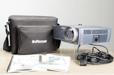 Nr Mint InFocus LP420 DLP LCD Projector - Tested and Working Properly - Image 1 of 4