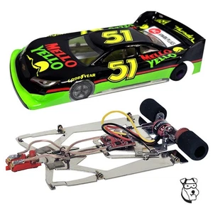 #383S - 1/24 GEMINI Coche Ranura RTR 3000Kv Motor PARMA - AMARILLO MELLO #51 - Imagen 1 de 2