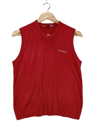 CARHARTT Cárdigan de punto fino Mujeres Jersey sin mangas Talla EU 38 - Imagen 1 de 4