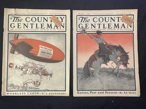 2x Country Gentleman Magazines - Sept 27 & Oct 4, 1919 - Farm Life Ads - Picture 1 of 6