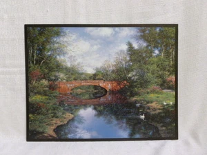 Larry Dyke Carolina Spring Open Edition Lithograph Bridge Swan - Picture 1 of 2