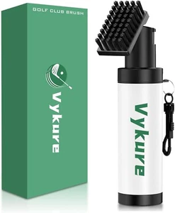 Club Golf Brush Cleaner with Spring Clip, Portable 8 inch Golf Cleaning Tools - Picture 1 of 7
