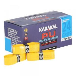 Karakal Super PU Grip gelb 24er Karton Basisgriffband Tennis Squash Badminton