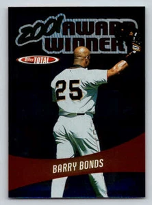 2002 Topps Total Award Winners #AW3 Barry Bonds - Picture 1 of 2