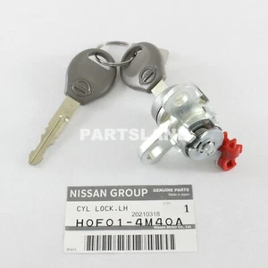 Nissan Maxima Infiniti Q45 I35 OEM Left LH Door Lock Cylinder Set H0F01-4M40A - Picture 1 of 2