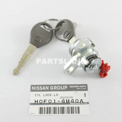 Nissan Maxima Infiniti Q45 I35 OEM Left LH Door Lock Cylinder Set H0F01-4M40A - Изображение 1 из 2