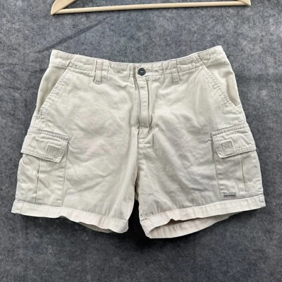 Unionbay Shorts Womens Juniors Size 9 Beige Khaki Cargo VTG Y2K 90s 100% Cotton - Image 1 of 4