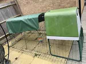 omlet eglu chicken coop used, extras and plastic Fencing with poles - Picture 1 of 14