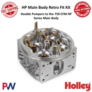 Holley HP Main Body Retro Fit Kit For 750CFM Double Pumper Carburetor #134-300SA - Picture 1 of 12