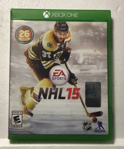 NHL 15 Xbox One Ser X BACKWARD COMPATIBLE Tested Clean - Picture 1 of 3