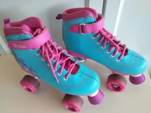 SFR Vision in Größe 35,5 Discoroller Rollschuhe Rollerblades türkis/rosa Mädchen - Bild 1 von 10
