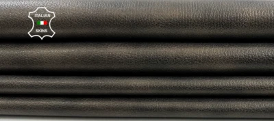 OLD BRONZE DISTRESSED FOGGY ROUGH Thick Goat Leather 2 skins 10sqf 1.1mm #C4625 - Image 1 of 4