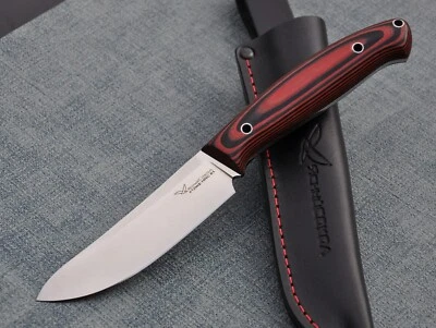 H12MF  Full Tang Outdoor Jagd Messer  Yasniy Sokol Handarbeit HRC 61   Лесник - Bild 1 von 4