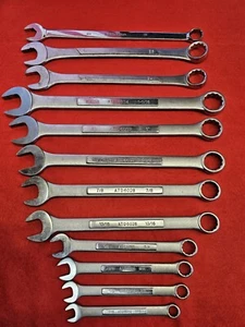 ATD Long Wrench Set 12 pieces with some large sizes metric & SAE 1 Inch + - Picture 1 of 9