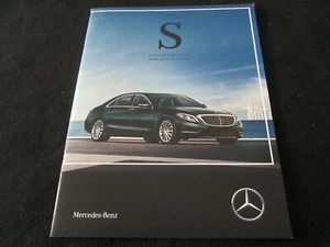 2017 Mercedes Benz Classe S & Maybach Berlina Brochure S550 S600 S63 Catalogo 65 AMG - Foto 1 di 4