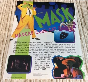TheyMask Super Nintendo Print Ad Poster 8.5x11 Art (Frame Not Included) - Picture 1 of 2