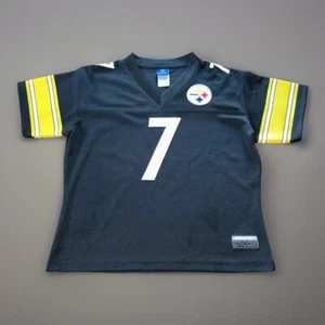 Reebok NFL Pittsburgh Steelers Ben Roethlisberger #7 Jersey Women’s Small AFC - Picture 1 of 17