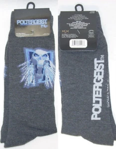 Calcetines de equipo de películas de terror POLTERGEIST (1 PAR) Halloween años 80 Craig T. Nelson NUEVO - Imagen 1 de 3