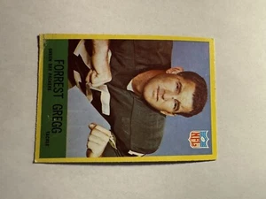 1967 Philadelphia Gum Football #77 Forrest Gregg Green Bay Packers EXMT - Bild 1 von 2