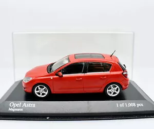 Coche Escala 1:43 Opel Astra Rojo Diecast Miniaturas Automodelismo Minichamps - Imagen 1 de 4