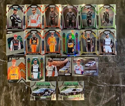 18 Cards~2020 Panini Prizm NASCAR Lot DALE EARNHART JR JOEY LOGANO KEVIN HARVICK - Image 1 of 2