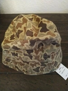 A-KURTZ Authentic Military Marsh Camo Bucket Hat Cap Khaki AK354 Small - Picture 1 of 3