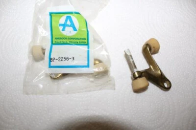 2 Amerock Corp BP-2256-3 Hinge Pin Adjustable Door Stops Bronze + Rubber Cushion - Image 1 of 3