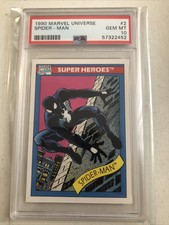 1990 Marvel Universe Spider-Man #2 PSA 10 GEM MINT RC Rookie Card Super Heroes