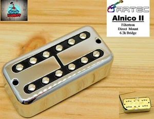 Artec Alnico II Filtertron Bridge Pickup 50mm spacing 6.2k B Direct Mount - Picture 1 of 8