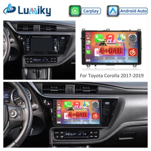 4+64GB Car Stereo GPS Radio For Toyota Corolla 2017-2019 Apple Carplay Android13 - Picture 1 of 23