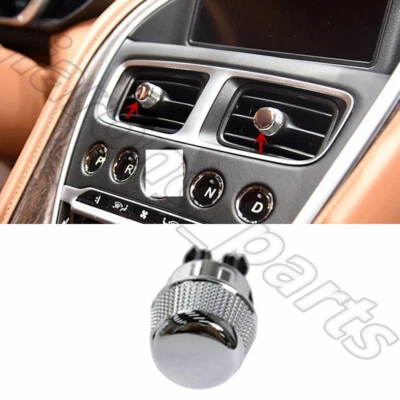 Para Aston Martin DB11 Vantage 4.0 aire acondicionado ventilación ajuste perilla con cromo Foto 1 de 4