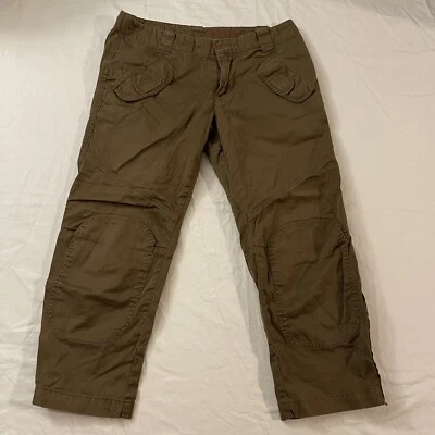 Vintage Buffalo David Bitton Cargo Capri Pants Women's Size 27 Military Pockets - Image 1 of 4