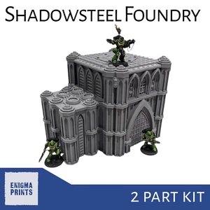 Shadowsteel Foundry - 28mm Gothic 3D Printed Terrain for Tabletop Wargaming - Picture 1 of 7
