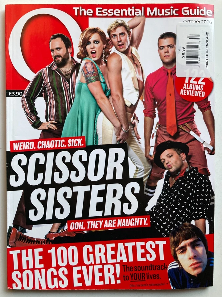 SCISSOR SISTERS October 2006 Q Magazine BOB DYLAN / JANET JACKSON / DAVID GRAY - Image 1 of 1