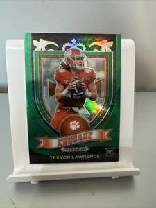 TREVOR LAWRENCE 2021 PRIZM DRAFT GREEN PRIZM CRUSADE ROOKIE RC #161 JAGUARS. - Picture 1 of 2