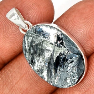 Natural Silicon 925 Sterling Silver Pendant Jewelry CP29422 - Picture 1 of 1