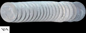 (20) Rollo de medio dólar Franklin 1949-S - gema BU - 90% plata - Lote de 20 monedas - Imagen 1 de 4