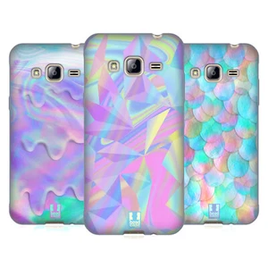 HEAD CASE DESIGNS IRIDISCENT SOFT GEL CASE FOR SAMSUNG PHONES 3 - Picture 1 of 10