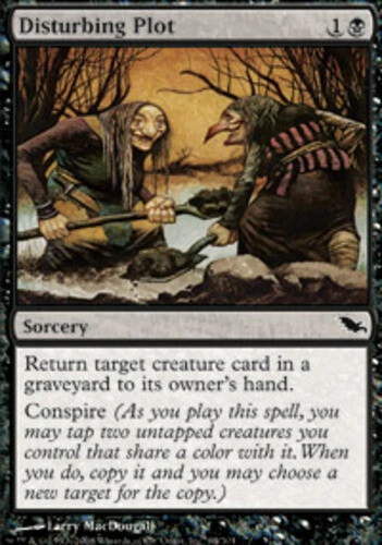 Shadowmoor - Disturbing Plot - Foil - Image 1 of 1