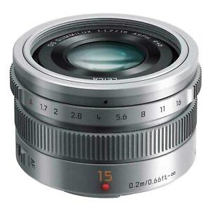 Panasonic Camera Lens LEICA DG SUMMILUX15 mm F1.7 ASPH Silver HX 015 Aspherical