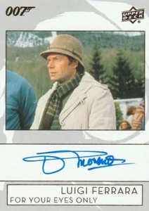 2019 Upper Deck James Bond Collection John Moreno Autograph A-JM - Bild 1 von 2