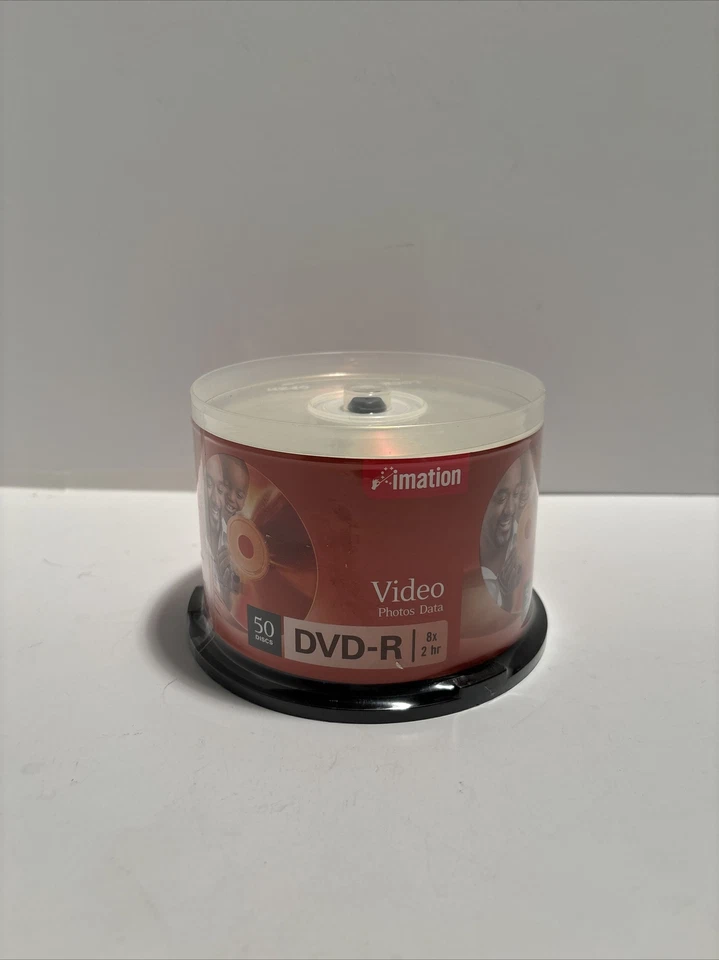 Imation DVD-R, 8X 4.7GB, 50 Pack Spindle Blank Media Recordable Disks (W) - Image 1 of 4
