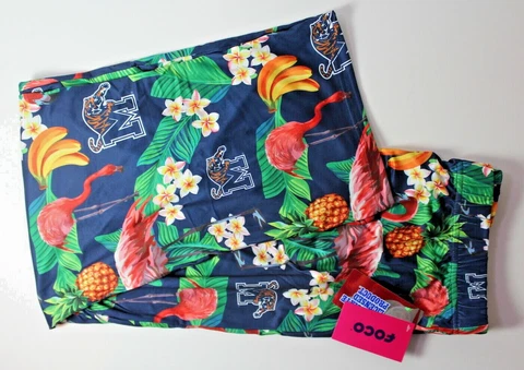 Memphis Tigers Women’s XL 16-18 Hawaiian Floral SOFT Lounge Pajama Pants Cover
